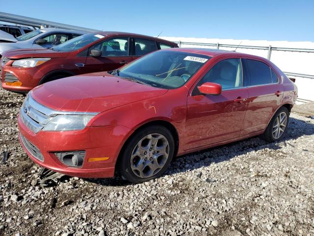 3FAHP0JA1CR360460 - 2012 FORD FUSION SEL RED photo 1