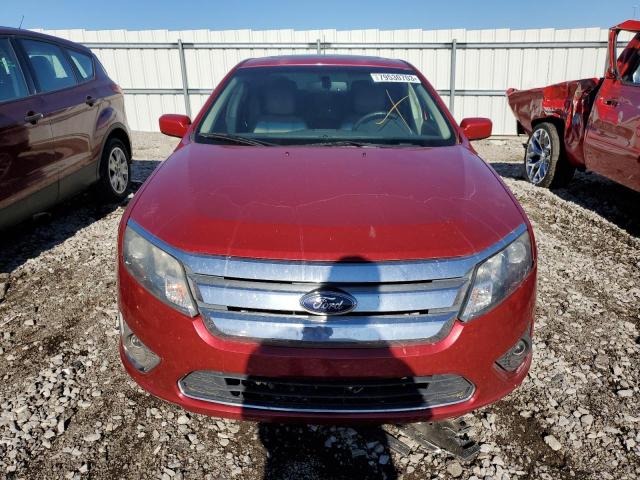 3FAHP0JA1CR360460 - 2012 FORD FUSION SEL RED photo 5
