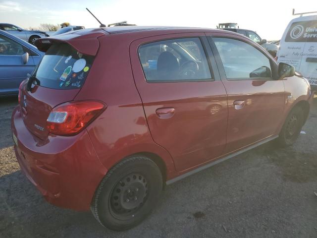 ML32A3HJXHH011320 - 2017 MITSUBISHI MIRAGE ES RED photo 3