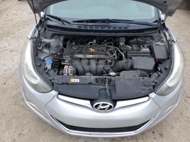 5NPDH4AE7EH503272 - 2014 HYUNDAI ELANTRA SE SILVER photo 11