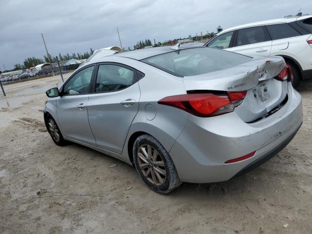 5NPDH4AE7EH503272 - 2014 HYUNDAI ELANTRA SE SILVER photo 2