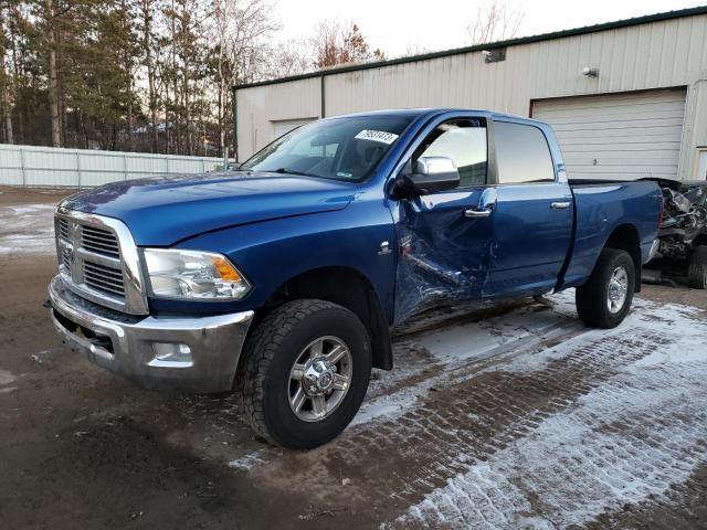 3D7UT2CL8AG172175 - 2010 DODGE RAM 2500 BLUE photo 1