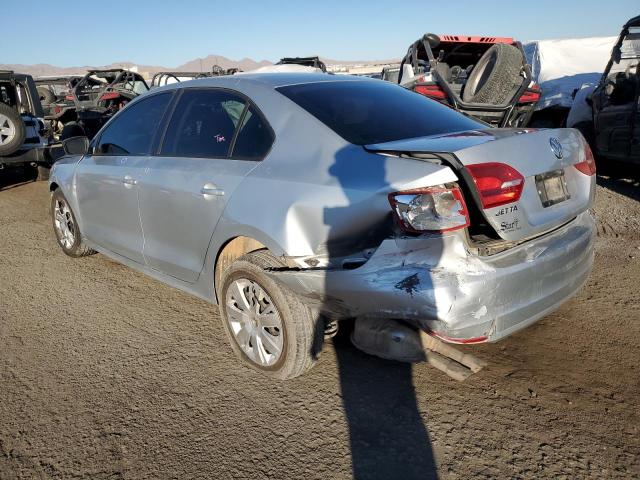 3VW2K7AJ2BM323191 - 2011 VOLKSWAGEN JETTA BASE SILVER photo 2