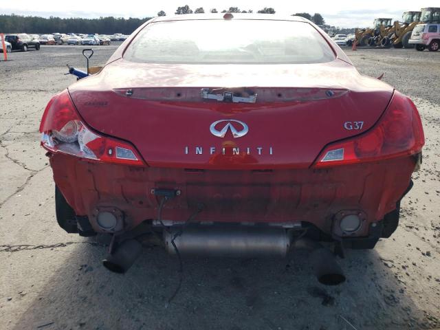 JNKCV64E99M607302 - 2009 INFINITI G37 BASE RED photo 10