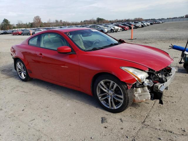 JNKCV64E99M607302 - 2009 INFINITI G37 BASE RED photo 4