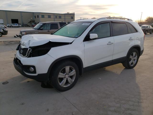 5XYKU3A60DG398263 - 2013 KIA SORENTO EX WHITE photo 1