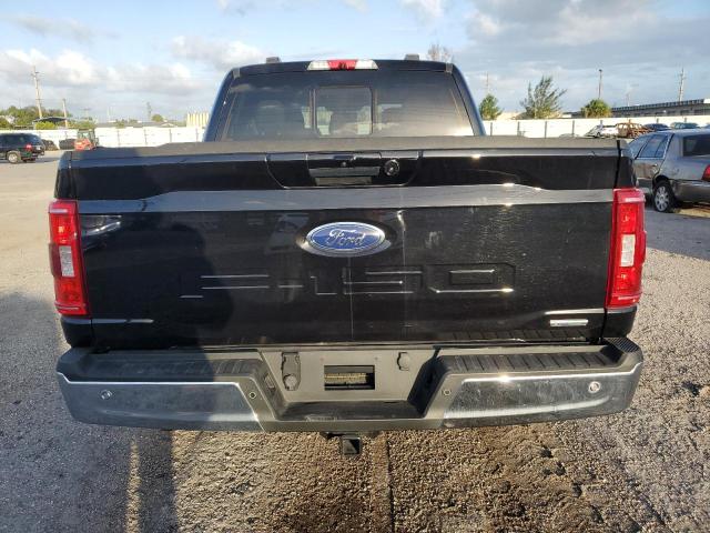 1FTEW1CP8NKD68165 - 2022 FORD F150 SUPERCREW BLACK photo 6