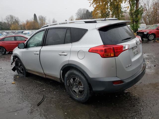 2T3BFREV1FW231154 - 2015 TOYOTA RAV4 LE SILVER photo 2