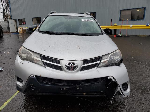 2T3BFREV1FW231154 - 2015 TOYOTA RAV4 LE SILVER photo 5