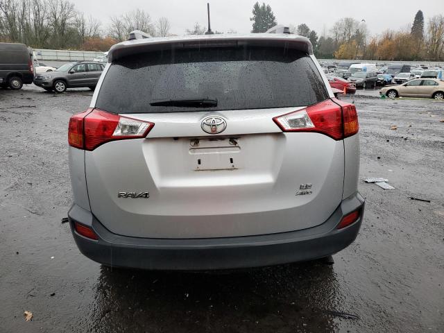 2T3BFREV1FW231154 - 2015 TOYOTA RAV4 LE SILVER photo 6