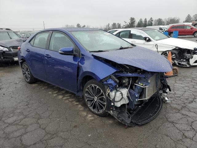 2T1BURHE4GC496986 - 2016 TOYOTA COROLLA L BLUE photo 4