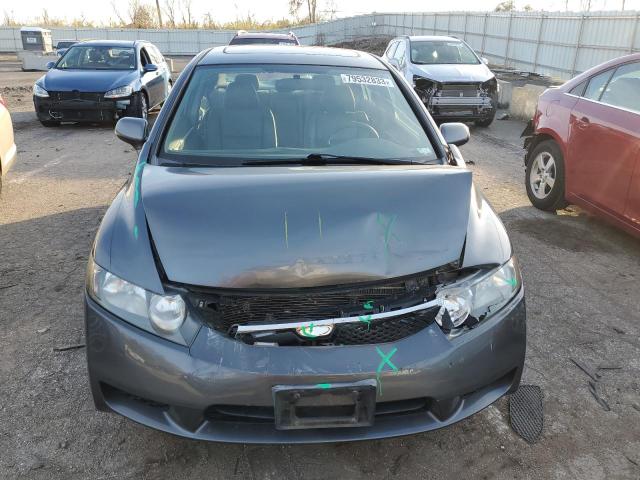 19XFA16959E029923 - 2009 HONDA CIVIC EXL ნაცრისფერი ფოტო 5