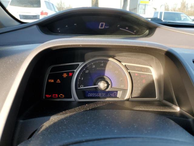 19XFA16959E029923 - 2009 HONDA CIVIC EXL ნაცრისფერი ფოტო 9