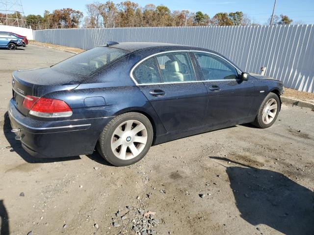 WBAHL83507DT11072 - 2007 BMW 750 I BLUE photo 3