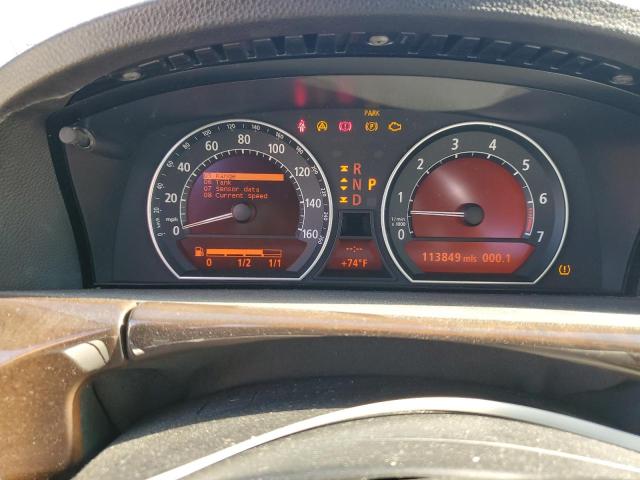 WBAHL83507DT11072 - 2007 BMW 750 I BLUE photo 9
