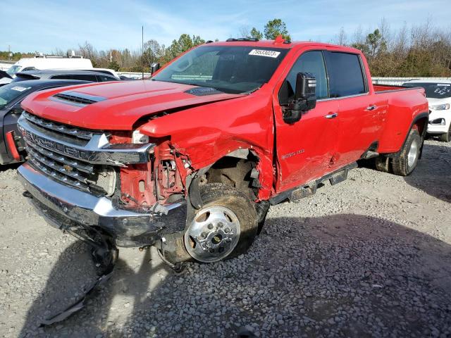 1GC4YUEY7MF150948 - 2021 CHEVROLET SILVERADO2 K3500 LTZ RED photo 1