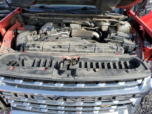 1GC4YUEY7MF150948 - 2021 CHEVROLET SILVERADO2 K3500 LTZ RED photo 11