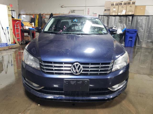 1VWCN7A34EC113100 - 2014 VOLKSWAGEN PASSAT SEL BLUE photo 5