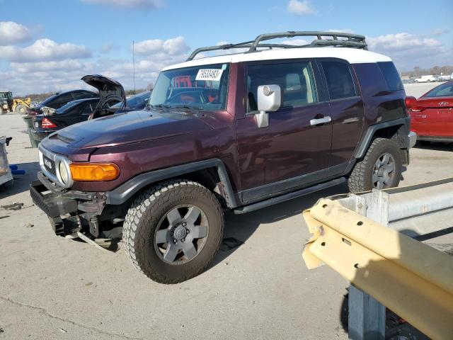 JTEBU11F270002344 - 2007 TOYOTA FJ CRUISER MAROON photo 1