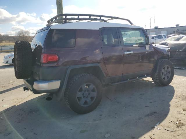 JTEBU11F270002344 - 2007 TOYOTA FJ CRUISER MAROON photo 3