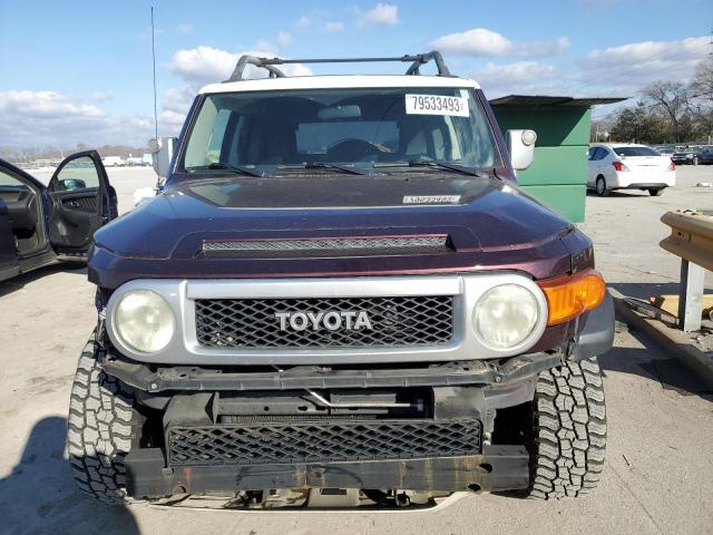 JTEBU11F270002344 - 2007 TOYOTA FJ CRUISER MAROON photo 5