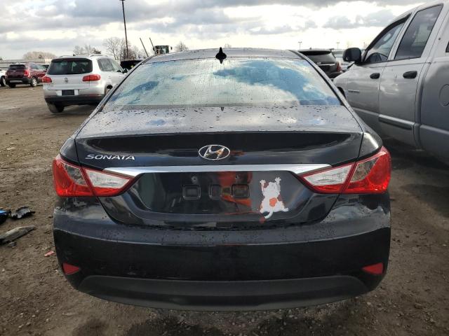 5NPEB4AC0EH815700 - 2014 HYUNDAI SONATA GLS BLACK photo 6