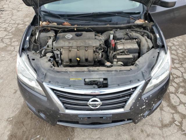 3N1AB7AP9DL717849 - 2013 NISSAN SENTRA S GRAY photo 11