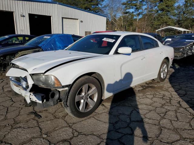 2B3CL3CGXBH608588 - 2011 DODGE CHARGER WHITE photo 1