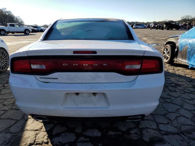 2B3CL3CGXBH608588 - 2011 DODGE CHARGER WHITE photo 6