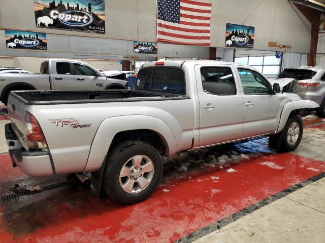 5TFMU4FN7CX008480 - 2012 TOYOTA TACOMA DOUBLE CAB LONG BED GRAY photo 3