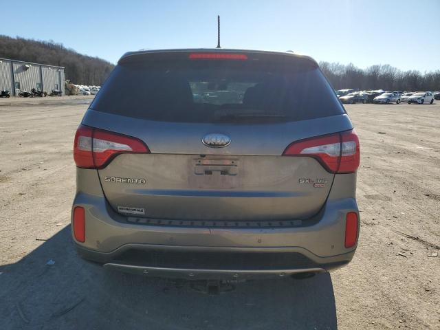 5XYKW4A7XEG467082 - 2014 KIA SORENTO SX GRAY photo 6