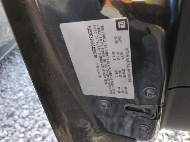 1G2ZG57N584269718 - 2008 PONTIAC G6 BASE BLACK photo 12