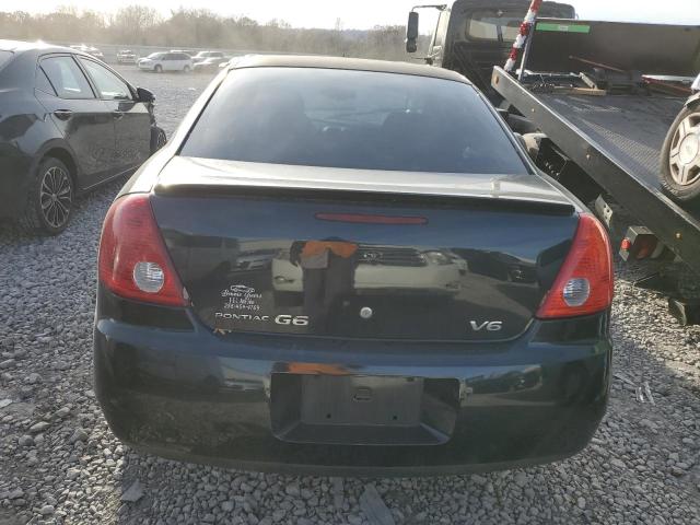 1G2ZG57N584269718 - 2008 PONTIAC G6 BASE BLACK photo 6