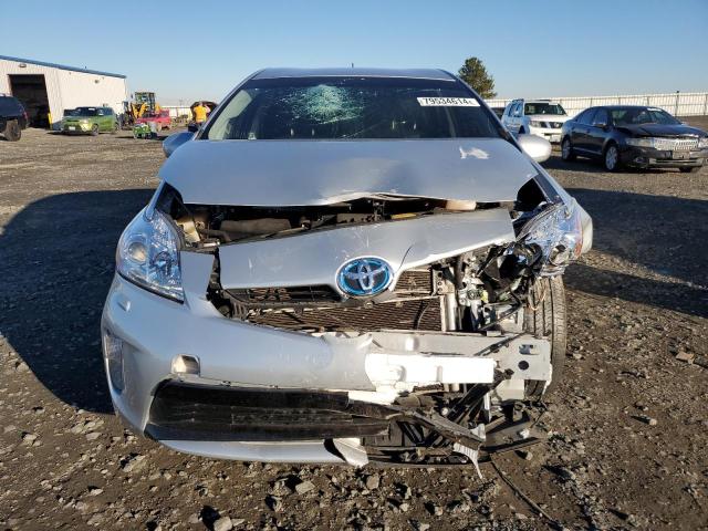 JTDKN3DU1C5465287 - 2012 TOYOTA PRIUS SILVER photo 5