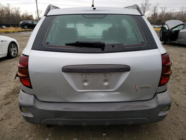 5Y2SL66845Z483589 - 2005 PONTIAC VIBE SILVER photo 6