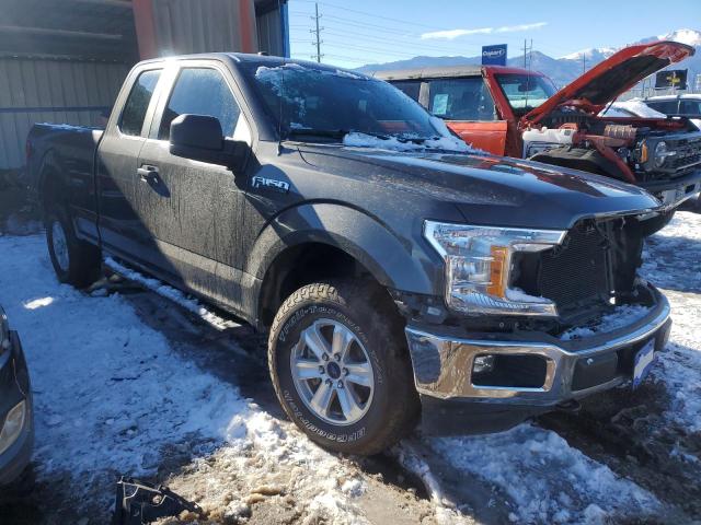 1FTEX1EP3JKE74608 - 2018 FORD F150 SUPER CAB GRAY photo 4