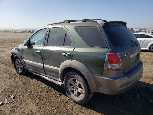 KNDJD733445195312 - 2004 KIA SORENTO EX GREEN photo 2