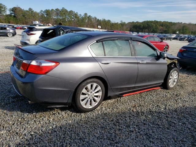 1HGCR2F77DA067196 - 2013 HONDA ACCORD EX GRAY photo 3