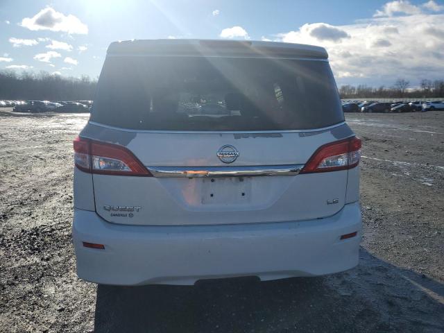 JN8AE2KP2D9070052 - 2013 NISSAN QUEST S WHITE photo 6