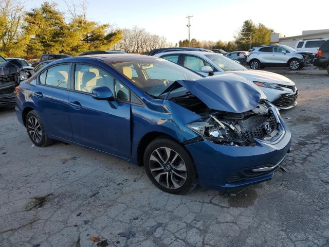 19XFB2F82DE286086 - 2013 HONDA CIVIC EX BLUE photo 4