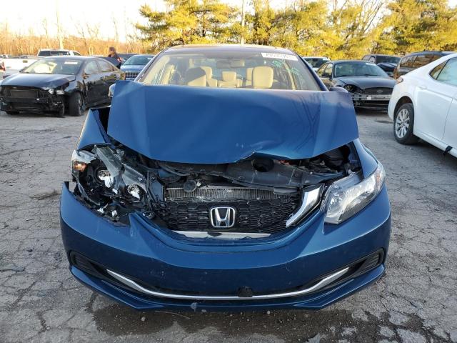 19XFB2F82DE286086 - 2013 HONDA CIVIC EX BLUE photo 5