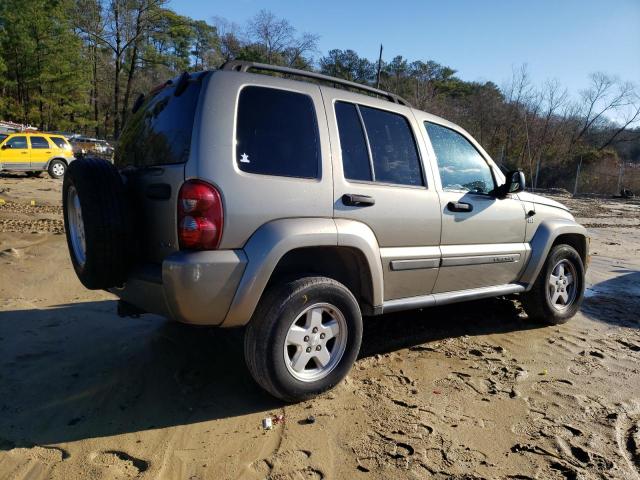 1J4GL48K07W710097 - 2007 JEEP LIBERTY SPORT BEIGE photo 3