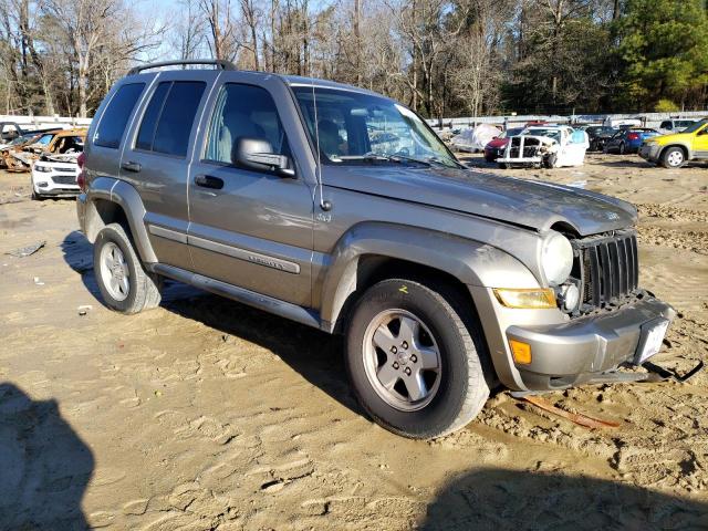 1J4GL48K07W710097 - 2007 JEEP LIBERTY SPORT BEIGE photo 4