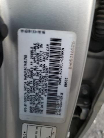 4T1BE32K72U591297 - 2002 TOYOTA CAMRY LE SILVER photo 12