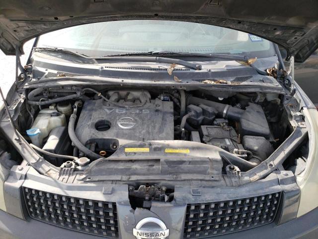 5N1BV28U86N108788 - 2006 NISSAN QUEST S CHARCOAL photo 11