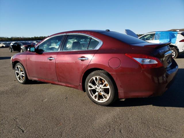 1N4AA5AP6AC873588 - 2010 NISSAN MAXIMA S BURGUNDY photo 2