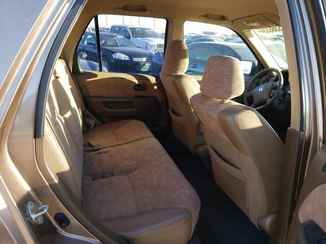 JHLRD68472C012110 - 2002 HONDA CR-V LX TAN photo 10