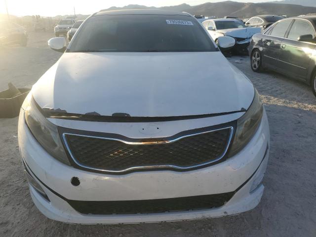 KNAGM4A75F5662509 - 2015 KIA OPTIMA LX WHITE photo 5