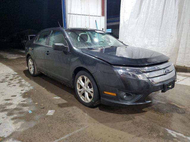 3FAHP0HA5CR267186 - 2012 FORD FUSION SE BLACK photo 4