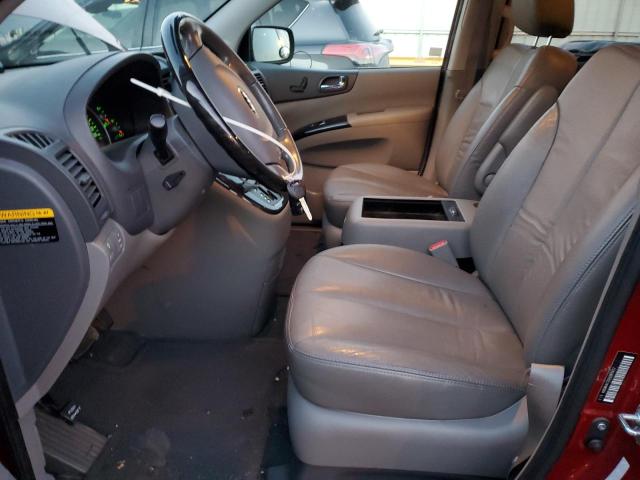 KNDMH4C70E6561457 - 2014 KIA SEDONA EX RED photo 7